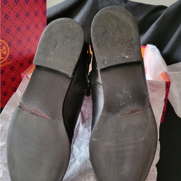 Tory Burch Black Derby Ankle Boots - Picture 6 of 10